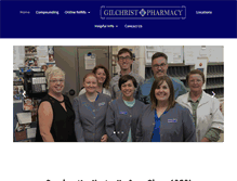 Tablet Screenshot of gilchristpharmacy.com